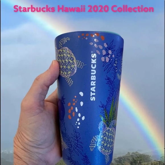 STARBUCKS Hawaii Collection Ceramic Turtle Moon Tumbler Nib - Picture 1 of 5
